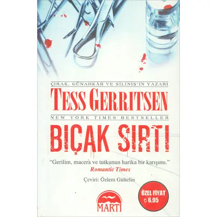 Bıçak Sırtı - Tess Gerritsen - Özel Boy - Martı Yayınları