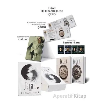 Felah Serisi Hediyeli Özel Kutu - Leman Veli - Ephesus Yayınları