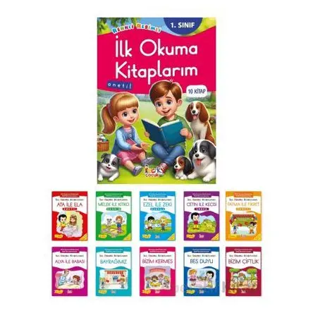 İlk Okuma Kitaplarım (10 Kitap) - Kolektif - Bıcırık Yayınları