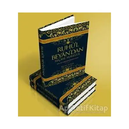 Ruhul Beyandan Seçme Sureler - 3 Cilt Takım - Recep Tutar - Kitap Kalbi Yayıncılık
