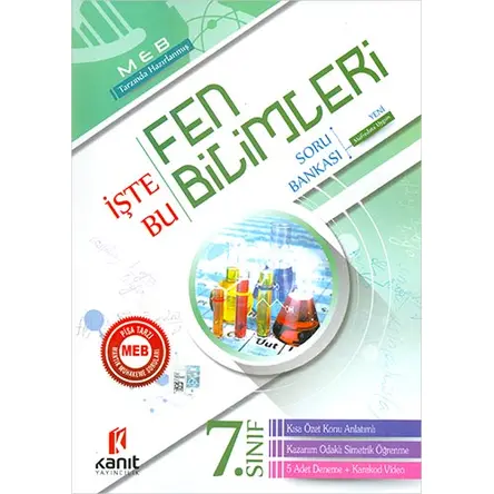 Kanıt 7.Sınıf İşte Bu Fen Bilimleri Soru Bankası