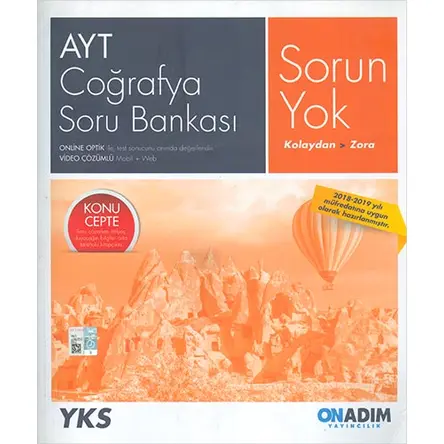 OnAdım AYT Coğrafya Soru Bankası (Kampanyalı)