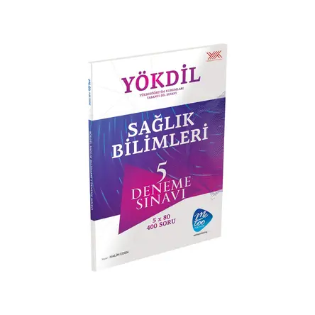 YÖKDİL Sağlık Bilimleri 5 Deneme Sınavı Me Too Publishing