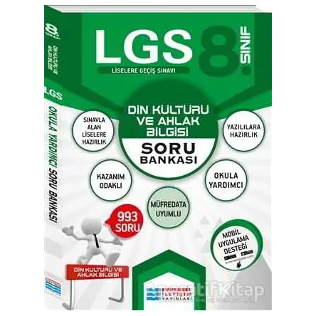2018 8.Sınıf LGS Din Kültürü ve Ahlak Bilgisi Soru Bankası - Kolektif - Evrensel İletişim Yayınları