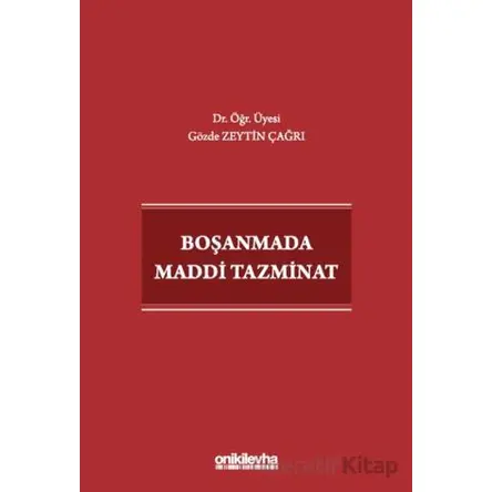Boşanmada Maddi Tazminat - Gözde Zeytin Çağrı - On İki Levha Yayınları