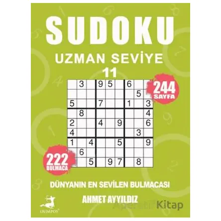 Sudoku Uzmanı Seviye 11 - Ahmet Ayyıldız - Olimpos Yayınları