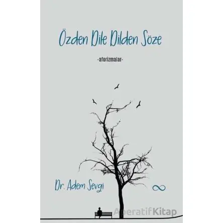 Özden Dile Dilden Söze - Aforizmalar - Adem Sevgi - Bengisu Yayınları