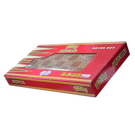 Mega Ahşap Tavla Büyük Boy