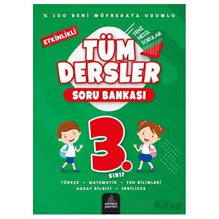 3. Sınıf Tüm Dersler Soru Bankası - 4 Element Yayınları
