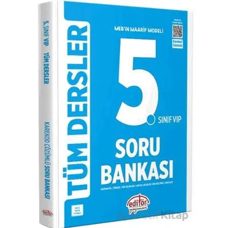 5. Sınıf VIP Tüm Dersler Soru Bankası - Editör Yayınevi