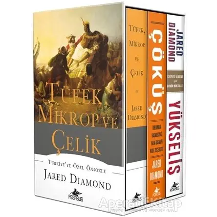Jared Diamond Seti (3 Kitap Takım) - Jared Diamond - Pegasus Yayınları