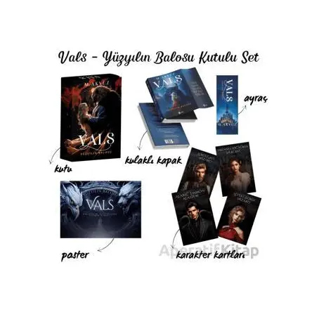 Vals – Yüzyılın Balosu Kutulu Set - Merve Akyüz - Parola Yayınları