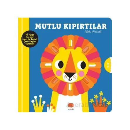 Kaydır ve Gülümse Mutlu Kıpırtılar - Natalie Marshall - Uçan Fil Yayınları