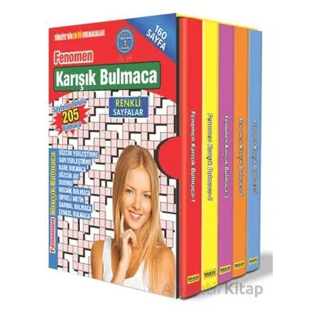 Fenomen Karışık Bulmaca Seti - 5 Kitap - Kolektif - Maxi Yayıncılık