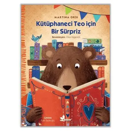 Kütüphaneci Teo için Bir Sürpriz - Martina Orsi - Çınar Yayınları