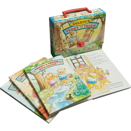 Eğlence Teddy ve Trixie 4 Kitap