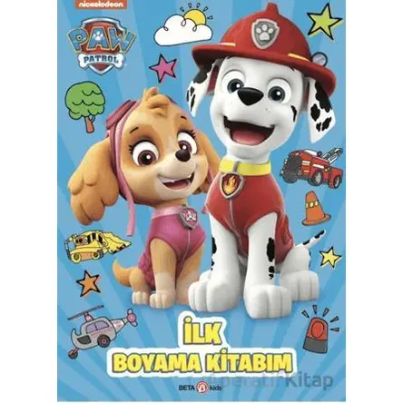 Paw Patrol İlk Boyama Kitabım - Spin Master Paw - Beta Kids