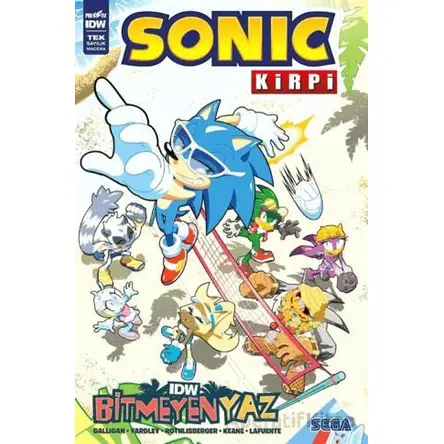 Kirpi Sonic: Bitmeyen Yaz - Gale Galligan - Presstij Kitap