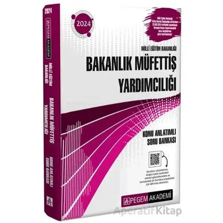 2024 MEB Bakanlık Müfettiş Yardımcılığı Konu Anlatımlı Soru Bankası