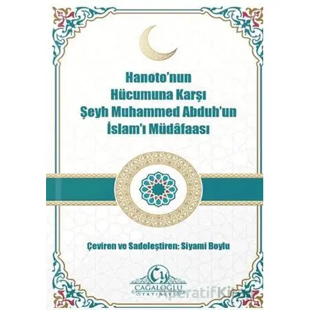 Hanatonnun Hücümuna Karşı - Muhammed Abduh - Cağaloğlu Yayınevi