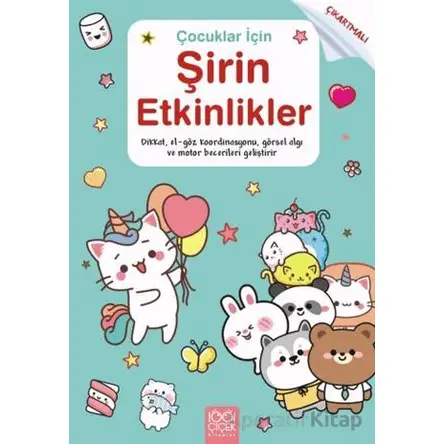 Çocuklar için Şirin Etkinlikler - Çıkartmalı - Valentina Figus - 1001 Çiçek Kitaplar