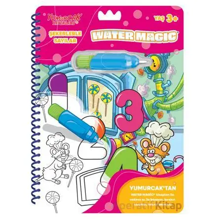 Şekerlerle Sayılar – Yeni Water Magic - Kolektif - Yumurcak Yayınları