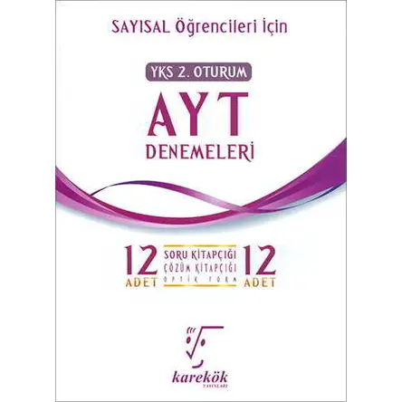 YKS 2. Oturum AYT Denemeleri - Karekök Yayıncılık