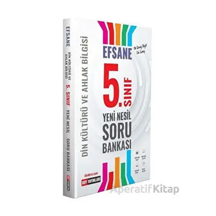 5. Sınıf Din Kültürü ve Ahlak Bilgisi Efsane Yeni Nesil Soru Bankası