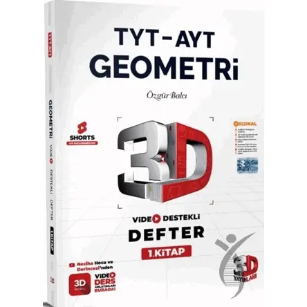 TYT AYT Geometri Video Destekli Defter - Özgür Balcı - 3D Yayınları