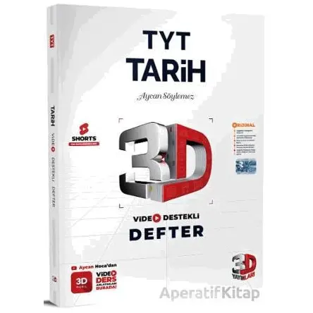 3D TYT Tarih Video Ders Defteri