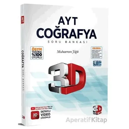 AYT Coğrafya Soru Bankası - 3D Yayınları