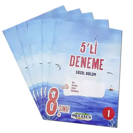 Okyanus 8.Sınıf 5li Deneme (5 Sayısal - 5 Sözel) KAMPANYALI