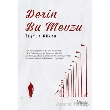 Derin Bu Mevzu - Tayfun Güven - İkinci Adam Yayınları