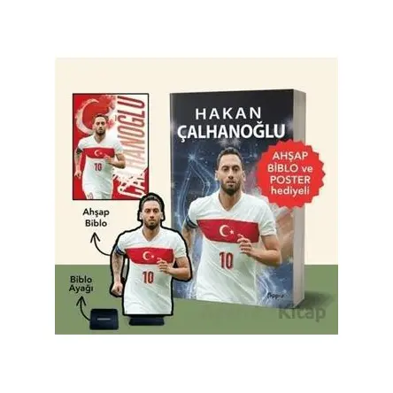 Hakan Çalhanoğlu - Ahşap Biblo ve Poster Hediyeli! - Kerem Tek - Flipper Yayıncılık