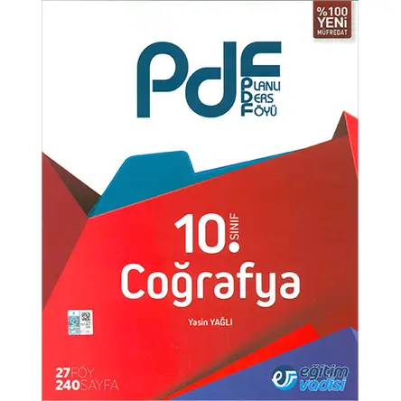 Eğitim Vadisi 10.Sınıf Coğrafya PDF Planlı Ders Föyü
