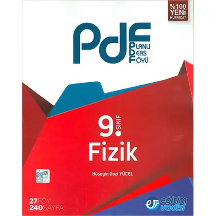 Eğitim Vadisi 9.Sınıf Fizik PDF Planlı Ders Föyü eski müfredat
