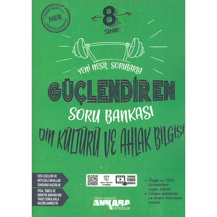 8. Sınıf Din Kültürü ve Ahlak Bilgisi Güçlendiren Soru Bankası Ankara Yayıncılık