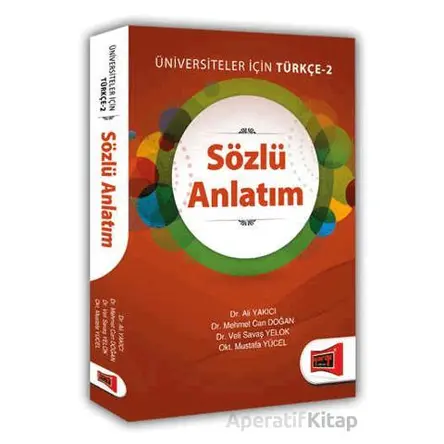 Sözlü Anlatım Üniversiteler İçin Türkçe - 2 - Yargı Yayınevi
