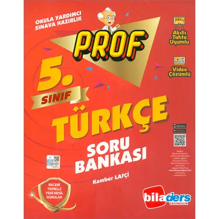 5.Sınıf Prof Türkçe Soru Bankası Biladers Yayınları (2024 Öncesi Müfredat)