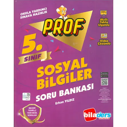 5.Sınıf Prof Sosyal Bilgiler Soru Bankası Biladers Yayınları (2024 Öncesi Müfredat)