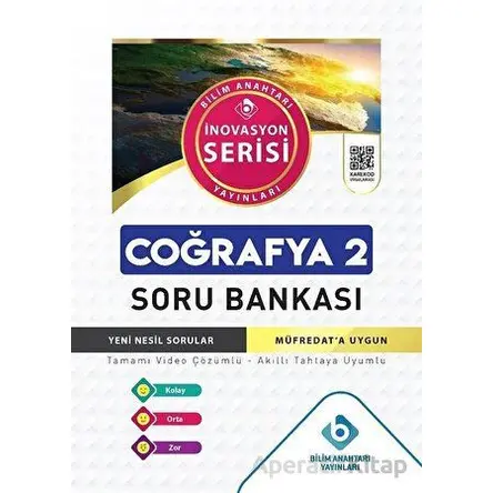 Coğrafya 2 Soru Bankası Bilim Anahtarı Yayınları