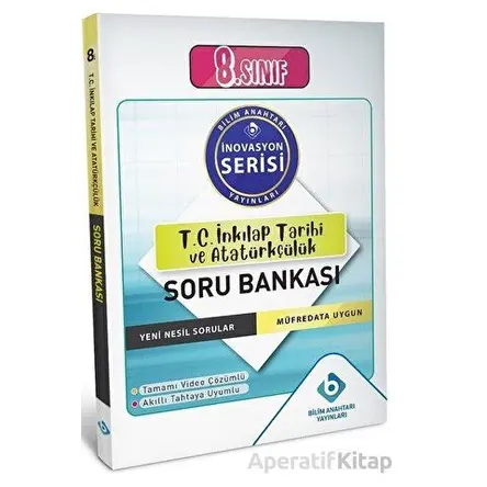 LGS T.C. İnkılap Tarihi ve Atatürkçülük Soru Bankası Bilim Anahtarı Yayınları
