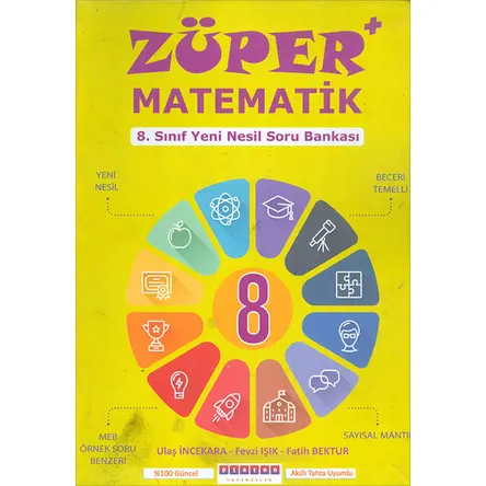 8. Sınıf Matematik Züper Yeni Nesil Soru Bankası Platon Yayıncılık