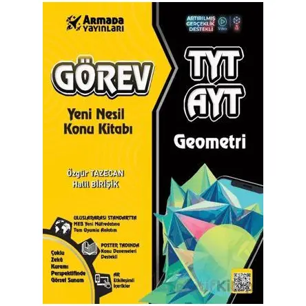 Armada Görev TYT AYT Yeni Nesil Geometri Konu Kitabı - Özgür Tazecan - Armada Yayınları