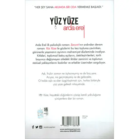 Yüz Yüze - Sarsıntı 2 - Arda Erel - Epsilon Yayınevi