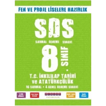 8. Sınıf T.C. İnkılap Tarihi ve Atatürkçülük 16 lı Sarmal Deneme - Platon Yayıncılık