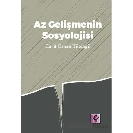 Az Gelişmenin Sosyolojisi - Cavit Orhan Tütengil - Efil Yayınevi