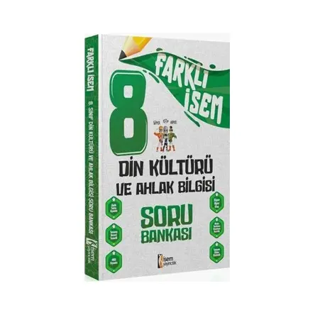 8. Sınıf LGS Din Kültürü ve Ahlak Bilgisi Soru Bankası Farklı İsem