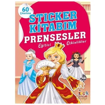 Sticker Kitabım Prensesler - Kolektif - Bıcırık Yayınları