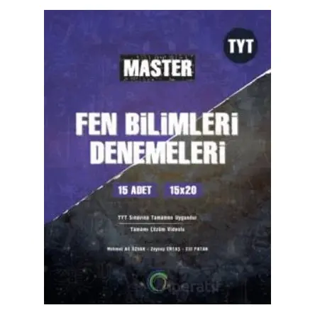 TYT Master 15 Fen Bilimleri Denemeleri Okyanus Yayıncılık